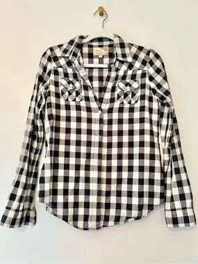 Elizabeth and James Gingham Plaid Button Down